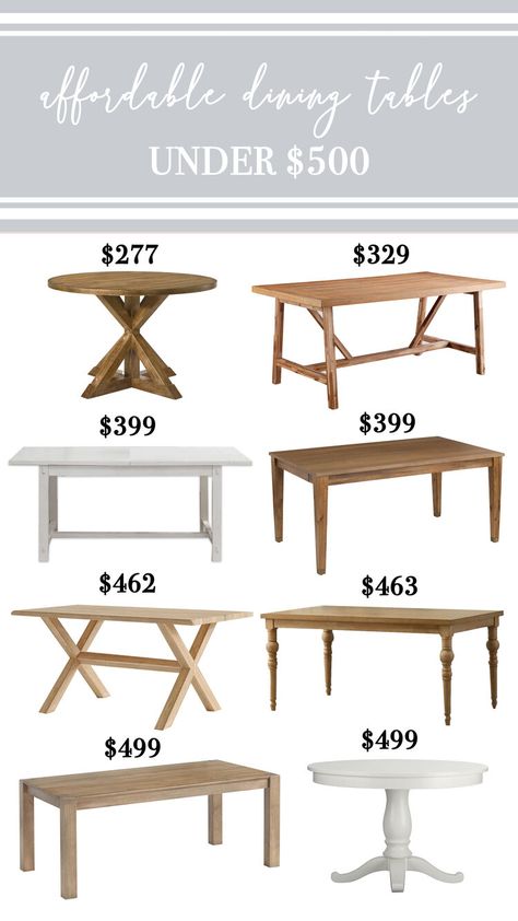 Affordable Dining Table Roundup — Blushing Boho Farmhouse Rectangle Dining Table, Eat In Dining Room Ideas, Small Rectangle Kitchen Table, Budget Dining Table, Small Rectangle Dining Table, Pottery Barn Kitchen Table, Cheap Dining Room Table, Pottery Barn Dining Table, Kitchen Nook Table