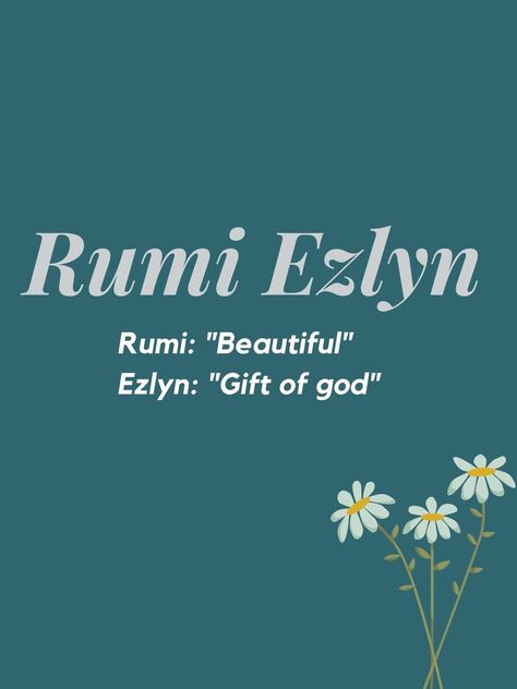 Ezlynn Name Meaning, Name Meaning Beautiful, Uncommon Names With Meaning, Beautiful Name With Meaning, Rumi Name Meaning, Unique Nicknames With Meaning, Name Meaning Beauty, Sansekerta Name Girl, Cute Names With Meanings