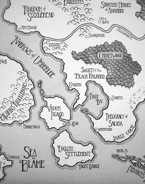 Hand-drawn maps of an imaginary kingdom are artist's autobiography/confessional - Boing Boing Rice Map, Kingdom Vibes, Cartography Design, Fantasy Cartography, Town Design, Cartography Map, Map Sketch, Fantasy Map Making, Map Ideas