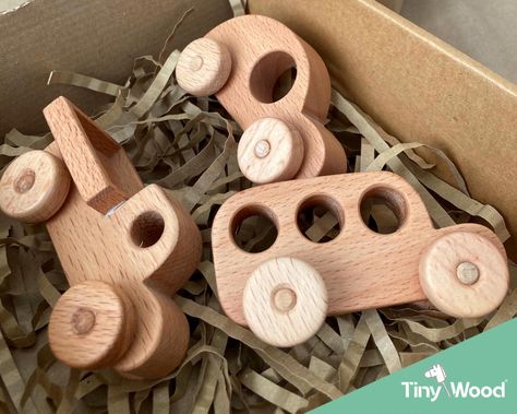 Sleek sellouts! 🤓. Order Wooden Toy car, Kids Toy, Wooden Toy Stuffed, Wooden Toy Truck, mini wooden car set, Handcrafted wooden Mini CAR TRUCK & BUS set at $65.0 #MontessoriToys #TruckToys #WoodenToys #HandcraftedWooden #TodlerToy #BirthdayGift #LittlePeople #SensoryPretendPlay #KindergardenKit #WoodenCar Wooden Cars Diy, Wooden Cars Toys, Wood Kids Toys, Wooden Cars, Mini Auto, Wooden Cart, Wooden Toy Trucks, Wooden Toy Cars, Making Wooden Toys