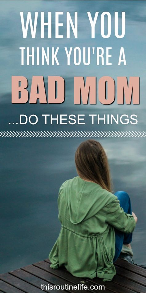 What you can do when you are feeling the motherhood struggle of being a bad mom. Learn what to do about the mom guilt. Plus, 4 ways I'm a bad mom. #badmom #guiltymom #mom #badmother #mother #parent #badparenting #momguilt #encouragement