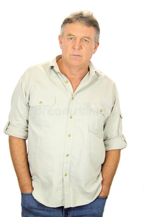 Middle Aged Men, Man Stock Image, Mary And Max, Hands In Pockets, Male Pose Reference, Man Illustration, Character Inspiration Male, Middle Aged Man, Photo Stands