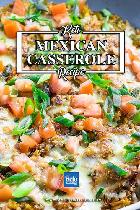 Pulled Pork One Pot Casserole. This delicious easy dinner recipe is ideal for the whole family. It's loaded with crispy pork carnitas, cauliflower rice and topped with melty cheese. It's one gluten free dinner that's low on dishes! #ketorecipes #porkcarnitas #mexican #onepot #dinner Carnitas Casserole, Mexican One Pot, One Pot Casserole, Pulled Pork Casserole, Low Carb Casserole, Low Carb Enchiladas, Pork Pot, Pork Casserole, Casserole Keto