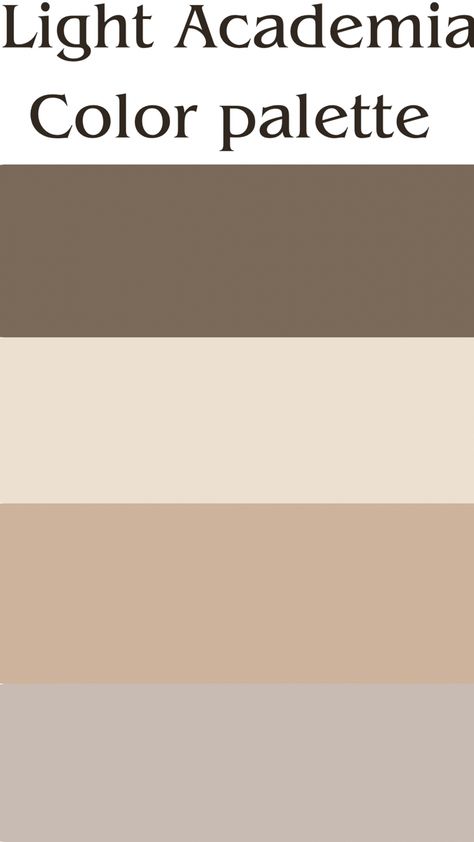 This is an color palette to learn how to add it to your Home Screen go to the tutorials board Light Academia Palette, Icon Color Palette, Bright Academia Aesthetic, Academia Palette, Light Academia Color Palette, Light Academia Colors, Academic Aesthetic, Academia Light, Medium Hair Color