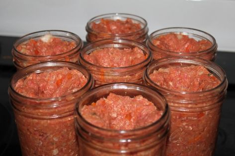 Canned Meatloaf Recipes, Canning Beef, Pressure Canning Meat, Canning Beans, Canning Meat, Food Canning, Canned Meats, Pressure Canning Recipes, Canning Ideas