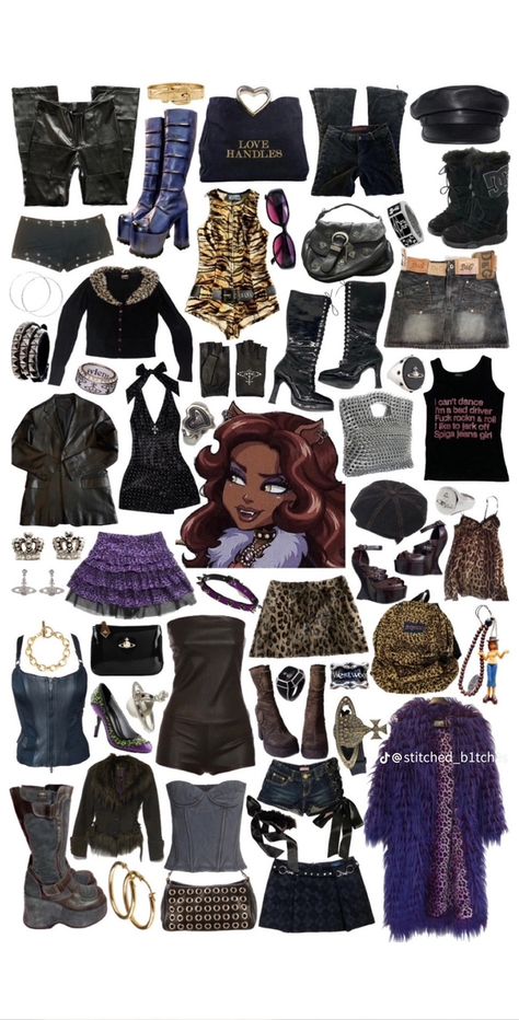 Monster High Aesthetic Outfit, Different Types Of Clothes, Monster High Halloween Costumes, Movie Fashion Outfits, Monster High Halloween, Monster High Costume, Types Of Clothes, Monster High Clothes, Arte Monster High