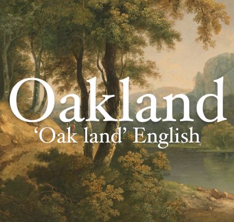 Baby boy name Oakland. Fantasy Land Names, Npc Names, Rpg Names, Last Name Meaning, Star Names, English Surnames, Best Character Names, Fantasy Land, Name Inspiration