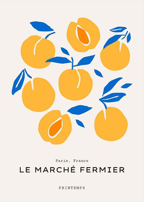 Farm Market Ideas, Tote Bag Illustration, Flower Market Prints, Affiches D'art Déco, 달력 디자인, Peach Art, Flower Market Poster, Neon Printing, Urban Street Art