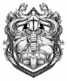 Armour Tattoo, Shoulder Armor Tattoo, Tato Maori, Medieval Tattoo, Knight Tattoo, Good Knight, Armor Tattoo, Crusader Knight, Kunst Tattoos