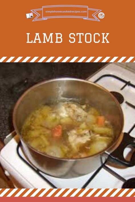 Lamb Stock Recipe, Lamb Broth, Lamb Stock, Stock Recipes, Roast Lamb, Lamb Dishes, Lamb Roast, Simple Home, Paleo Gluten Free