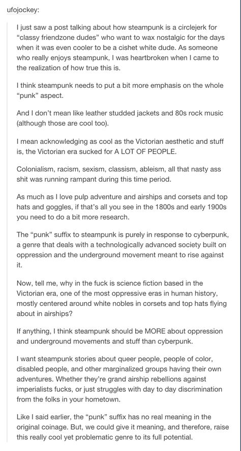 Why the steampunk sub-genre needs a reboot! For all you steampunk writers and readers out there. How To Write Steampunk, Steampunk Story Ideas, Steampunk Writing Prompts, Steampunk Prompts, Steampunk Tumblr, Steampunk Worldbuilding, Steampunk Writing, Parasol Protectorate, Dialogue Prompts