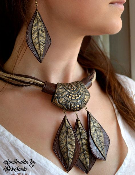 Leather jewelry diy