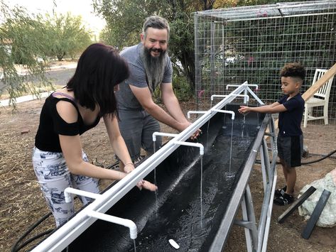 Our Story — Outdoor Hand Washing Station Outdoor Hand Washing Station, Daycare Outdoor, Washing Station, Homestead Ideas, Hand Washing Station, Kids Camp, Washing Hands, Outdoor Playground, Camping With Kids