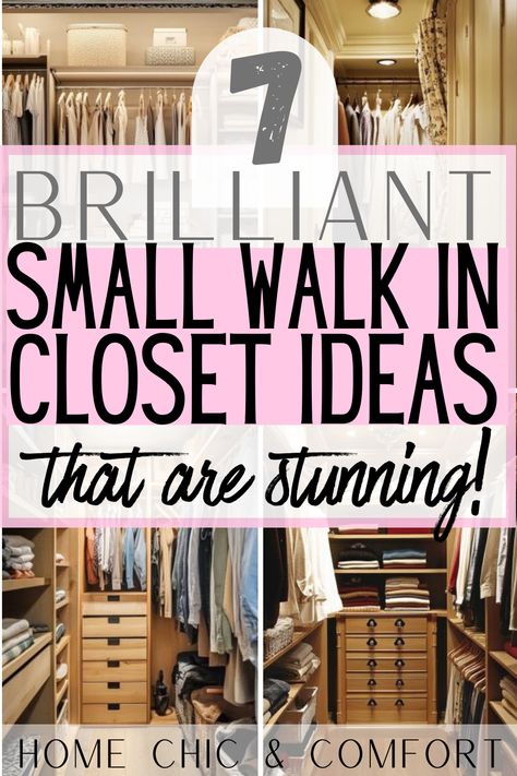 closet ideas, small walk in closet ideas, small walk in closet design, small walkin closet ideas Odd Shaped Closet Ideas, U Shape Walk In Closet Ideas, Redo Closet Space, Walk In Closet Must Haves, Basic Walk In Closet Ideas, Custom Closets Ideas, 3x5 Closet Layout, Bedroom As Closet Ideas, Narrow Master Closet Design Layout