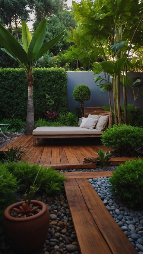 Transform your backyard with modern landscaping designs pool and garden layout ideas for small yards and small yard garden design inspiration Explore small yard plantings patio designs and plans to create a stunning outdoor oasis Modern Hardscape Backyard, Backyard Landscaping No Grass Ideas, Minimalist Backyard Landscaping Design, Small Patio Layout, Small Backyard Inspiration, No Grass Backyard Ideas, Small Zen Garden Ideas, Small Yard Garden, Patio Landscaping Ideas