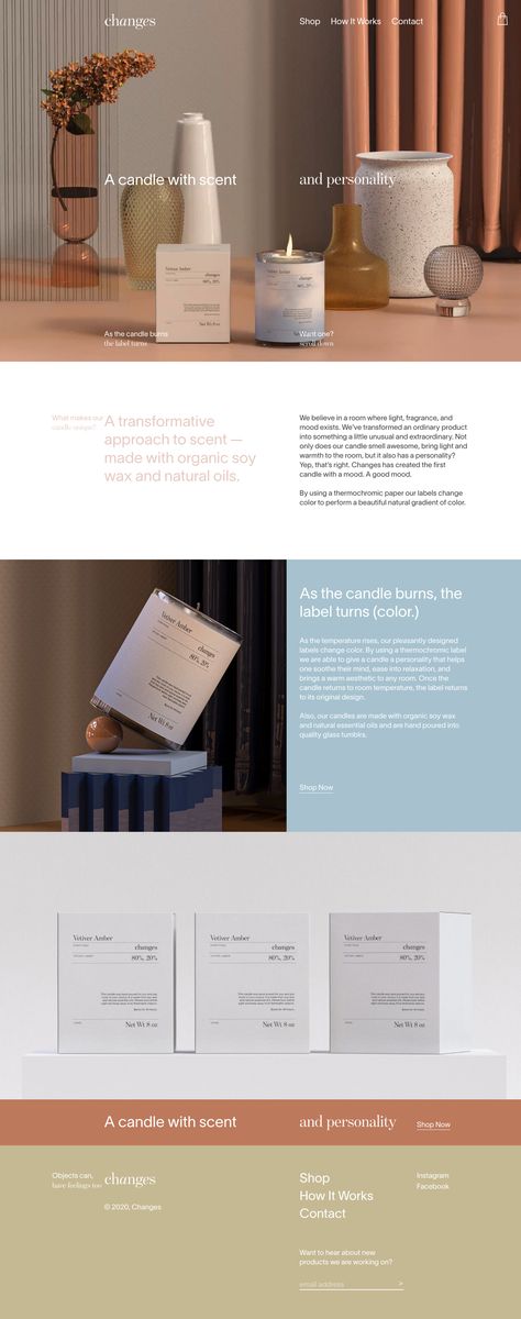 Candle Website, Beautiful Website Design, Landing Page Design Inspiration, 광고 디자인, Modern Website, Website Layout, Website Inspiration, Website Design Inspiration, Design Website