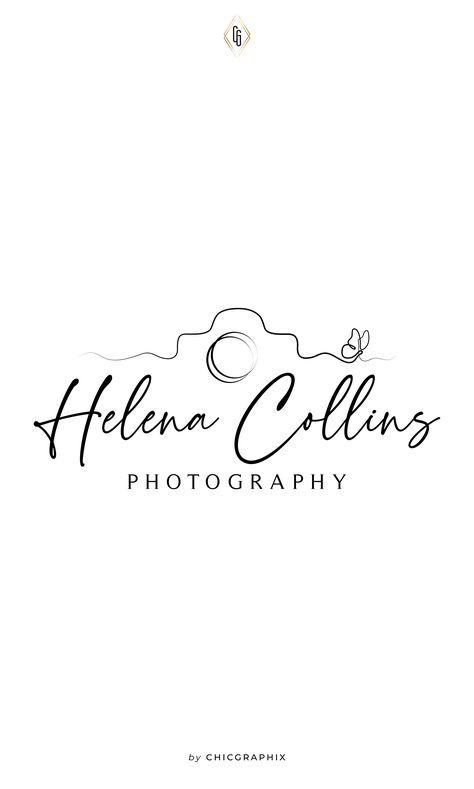 This pre-made photography logo is perfect for multiple businesses! It will give your business a professional and elegant look. #photographylogo #cameralogo #photologo #butterfly #photologo #premadelogo #weddingphottography #photographerlogo Photographer Logo Ideas, Logo Design Camera, Butterfly Camera, Photography Signature Logo, Logo Butterfly, Multiple Businesses, Photographers Logo Design, Wedding Photography Logo, Digital Signature