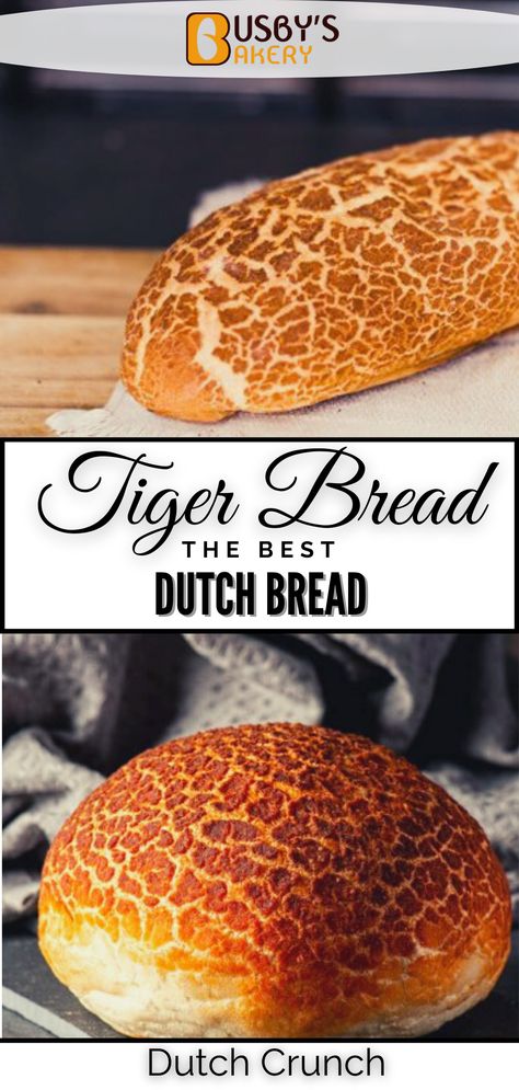 Tiger Bread Sandwich, Tiger Loaf Bread Recipe, Fall Artisan Bread Recipes, Tiger Bread Recipe How To Make, Dutch Crunch Rolls, Tiger Bread Recipe, Tissue Bread Recipe, Crunchy Bread Recipe, Same Day Bread Recipe