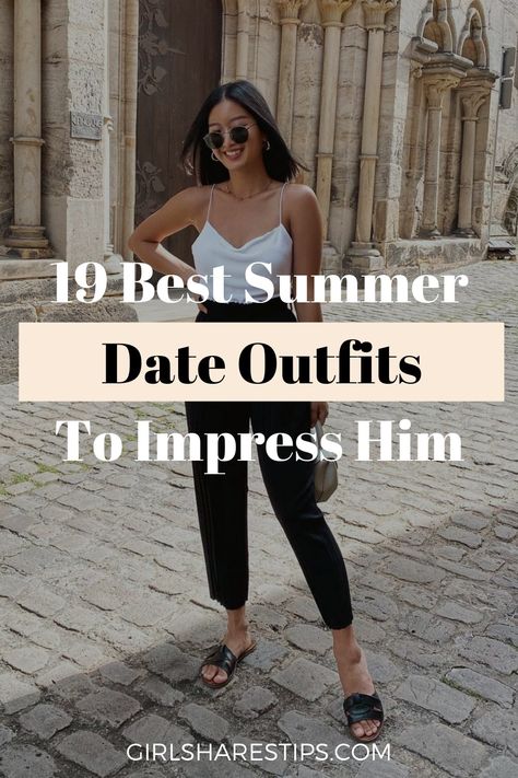 Don't know what to wear for your summer date? Check this post for inspiration! | Date outfit summer | date outfit casual | date outfits | date outfits black girl | date outfit ideas | casual date outfit | cute date outfit | simple date outfit | minimal date outfit | first date outfit | date night outfit | date night outfit black girl | date night outfit romantic | cute date night outfit | date night outfit ideas | date night outfit with jeans | casual night out outfit | going out outfit #... Casual Chic Dinner Outfit Summer, Lunch Outfit Ideas Classy Chic Casual, Cute First Date Outfits Casual Jeans, Chic First Date Outfit, Spring Lunch Date Outfit Casual Classy, Chic Dinner Outfit Summer, Summer Out To Dinner Outfit, Casual Lunch Date Outfit Summer, Summer Dinner Date Night Outfit