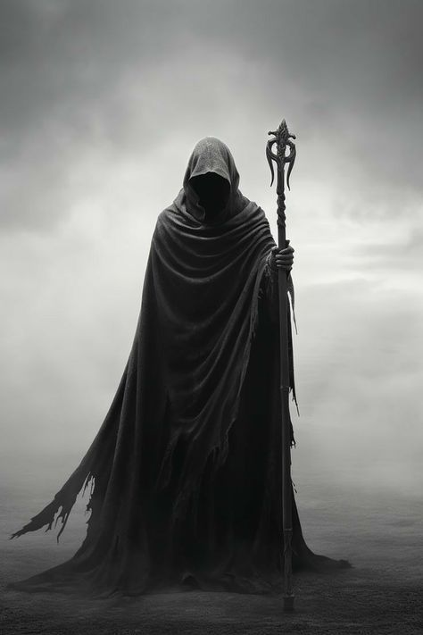 Grim Reaper Holding Lantern, Grim Reaper Photography, Grim Reaper Reference, Reaper Reference, Grim Reaper Character Design, Grim Reaper Cloak, Grim Reaper Aesthetic, Reaper Cloak, Reaper Aesthetic