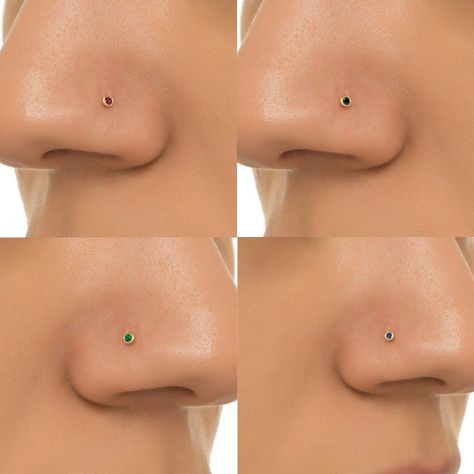 Small Nose Piercing Stud, Black Nose Stud, Cute Nose Studs, Nose Jewellery, Stud Nose Piercing, Small Nose Studs, Nose Jewels, Unique Nose Rings, Tiny Nose Studs