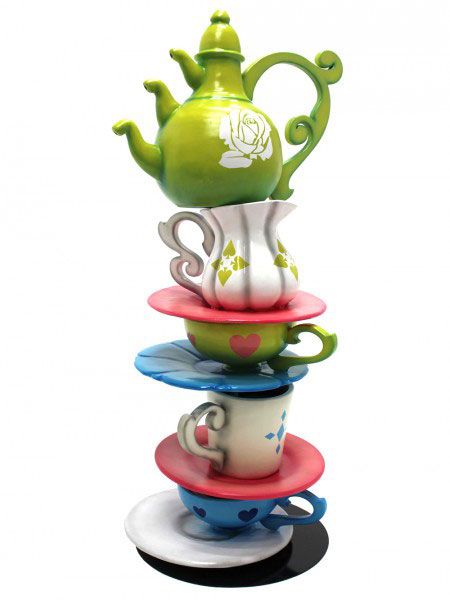 Stacked Tea Cups, Gigi Birthday, Wonderland Room, Alice Halloween, Alice In Wonderland Props, Chinese Christmas, Alice In Wonderland Decorations, Halloween Circus, Prop House