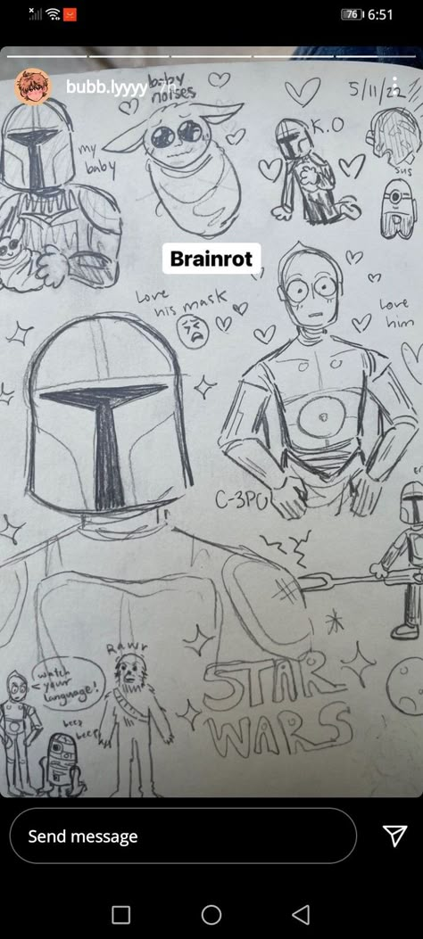 Sketch Ideas Aesthetic, Star Wars Doodles, School Sketches, Doodle Doodle, Sketchbook Inspo, Swag Art, Sketch Ideas, Sketchbook Pages, Book Projects