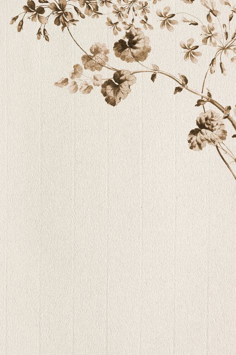 Cream Texture Background, Sepia Background, Texture Background Design, Vintage Flower Backgrounds, Kertas Vintage, Vintage Paper Textures, Flower Background Design, Old Paper Background, Vintage Paper Background