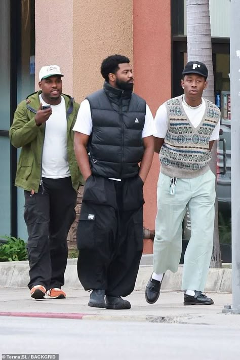 Tyler The Creator Outfits, Men Street Fashion, Style Masculin, Outfit Autumn, Shoes 2023, Black Men Street Fashion, Street Fashion Men Streetwear, Guys Clothing Styles, Mens Outfit Inspiration