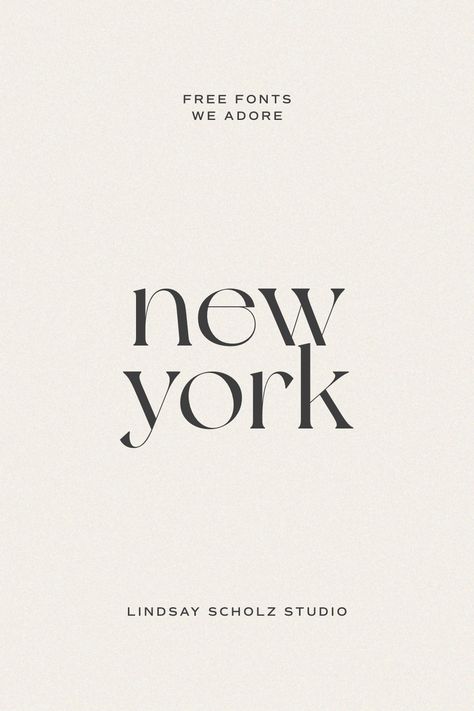 Free Fonts We Adore: New York Home Decor Logo Ideas, Va Branding, Lash Branding, Letras Cool, Instagram Fonts, Font Love, Luxe Logo, Typographie Logo, Alfabet Font