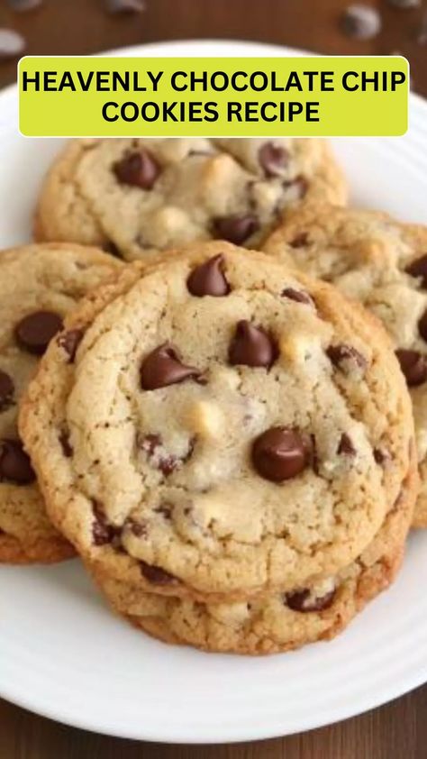 Delight in our Heavenly Chocolate Chip Cookies recipe, packed with rich chocolate chips and a soft, chewy texture that’s simply irresistible.