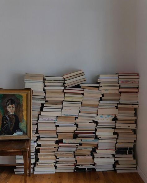 Apartment With Books, Books In Room Aesthetic, Books Stacked On Floor Aesthetic, Books Room Aesthetic, Book Stack Ideas, Stacks Of Books Aesthetic, Books On Floor, Books On The Floor, Mood Boards Inspiration