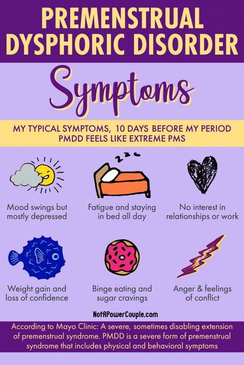 If you feel like your moods are off and extreme before your period, check out these symptoms for PMDD. I lived with Premenstrual Dysphoric Disorder or PMDD for about two years without knowing why I felt the way I did. I had no idea this disorder even existed or that many others were dealing with it as well. #notapowercouple #pmdd #premenstrauldysphoricdisorder #workingmom Pre Menstrual Dysphoric, Pmdd Diet, Premenstrual Dysphoric, Medical Mysteries, Pmdd Symptoms, Premenstrual Symptoms, Period Health, Low Estrogen Symptoms, Hormonal Health