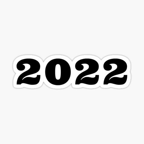 2022. Simple Typography Black 2022 Graduation Design. A 2022 graduation gift idea for every senior or college graduate in 2022. The perfect graduation day present from a proud Mom or Dad, Sister, Brother, Aunt or Uncle or Grandparent for their 2022 grad. T • Millions of unique designs by independent artists. Find your thing. 2022 Design, Graduation Design, Simple Typography, 2022 Graduation, College Graduate, Number Stickers, Design Sticker, Graduation Day, Proud Mom