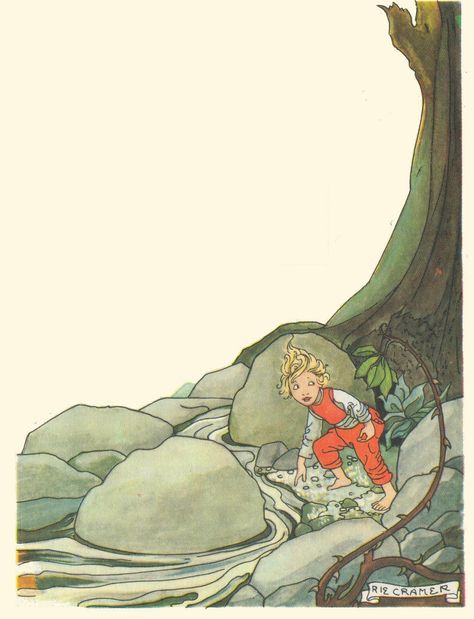 Elsa Beskow, Aubrey Beardsley, Kids Poems, Tom Thumb, Fairytale Illustration, Vintage Illustrations, Flickr Photos, Children's Literature, Little Red Riding Hood