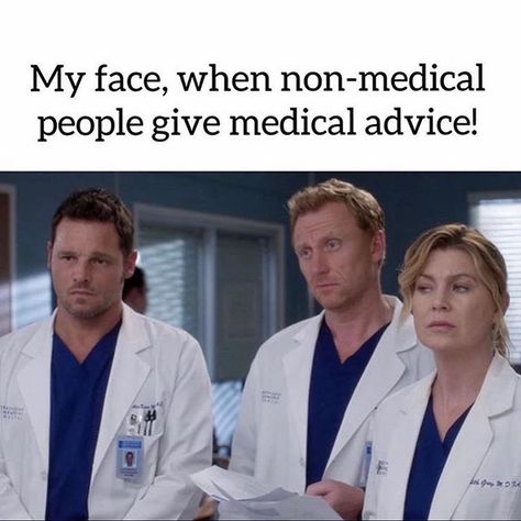 Once you work in the medical field it is always going to irritate you when non medical professionals start talking about health and medicine. Tag someone who can relate.  #physicianassistant #paschool #pastudent #nursepractitioner #nurse #nursingstudent #medstudent #medicalstudent #doctor #surgeon #anatomy Med Student Humor, Nursing School Quotes, Medical Student Humor, Biology Jokes, Medical Jokes, Medical Memes, Medical School Life, Medical Student Motivation, Pharmacy Student