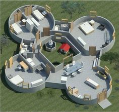 Alternative Home Building, Circular House, Bunker House, Cob House Plans, Lodges Design, Casa Fantasy, Round House Plans, Silo House, Dome Homes