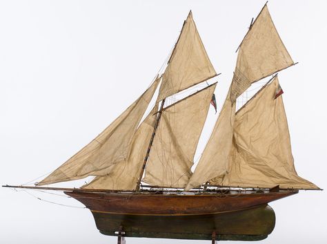 Vintage Pond Yacht Pond Yachts, Sailing Ship Model, Yacht Model, Toy Boats, Old Sailing Ships, Wooden Ship, Nautical Art, Model Boats, Model Ships