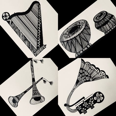 #mandala #musicalinstrument Basic Art Techniques, Basic Art, Holiday Homework, Sketches Pencil, Art Sketches Pencil, Mandala Art Lesson, Mandala Drawing, Art Lesson, Musical Instrument