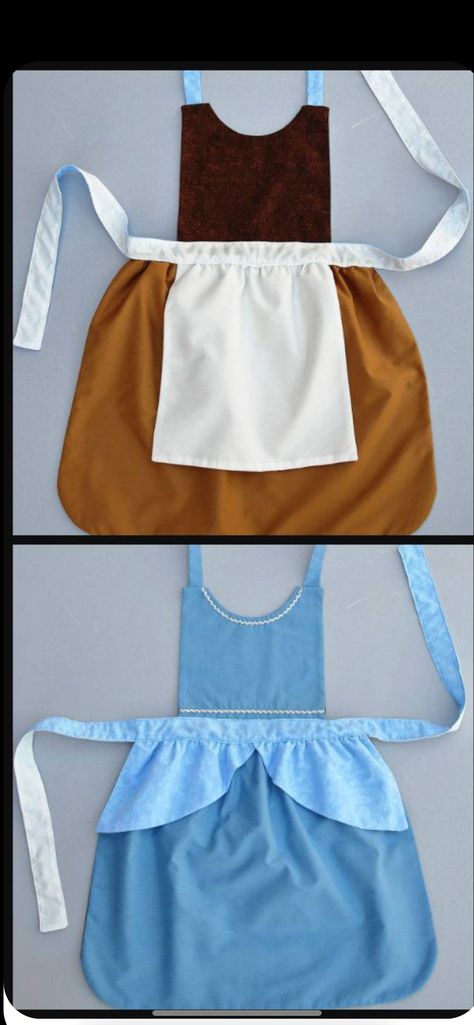 Cinderella Apron, Costumes Faciles, Dress Up Aprons, Princess Aprons, Disney Costume, Cinderella Dress, Cinderella Costume, Diy Disney, Princess Dress Up