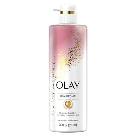 Olay Cleansing & Nourishing Body Wash with Vitamin B3 and Hyaluronic Acid, 20 fl oz Olay Body Wash, Liquid Body Wash, Body Conditioner, Skin Care Ingredients, Best Body Wash, Beauty Science, Vitamin B3, Skincare Ingredients, Body Skin