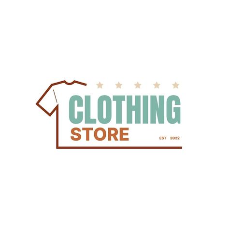 Slogan Ideas For Clothing Brand, Clothing Shop Logo Design, Garments Logo Design Ideas, Vintage Clothing Poster, Mens Clothing Logo Design, Clothing Logo Design Ideas T Shirts, Logo Thrift Shop, Clothing Store Logo Design Ideas, Cloth Store Logo