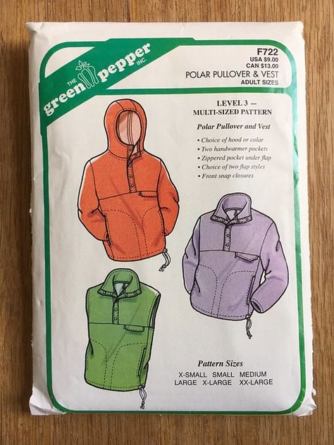 Fleece Sewing Patterns, Pullover Sewing Pattern, Fleece Jacket Pattern, Sweater Sewing Pattern, Fleece Sewing, Fleece Sewing Projects, Sweater Sewing, Patagonia Style, Fleece Patterns