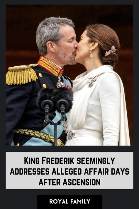 Did King Frederik seemingly address the alleged affair days after ascension? Family Gossip, Prince Frederick, Royal Family News, Royal Life, British Monarchy, Royal Engagement, Family Moments, British Royalty, Queen Mary