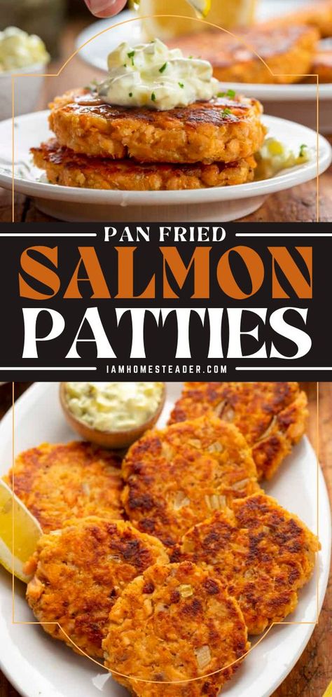 Baked Salmon Patties Oven, Best Salmon Patties Ever, Salmon Pattie’s, Salmon Patties With Fresh Salmon, Homemade Salmon Patties, Fresh Salmon Patties, Salmon Patty Recipe, Baked Salmon Patties, Best Salmon Patties