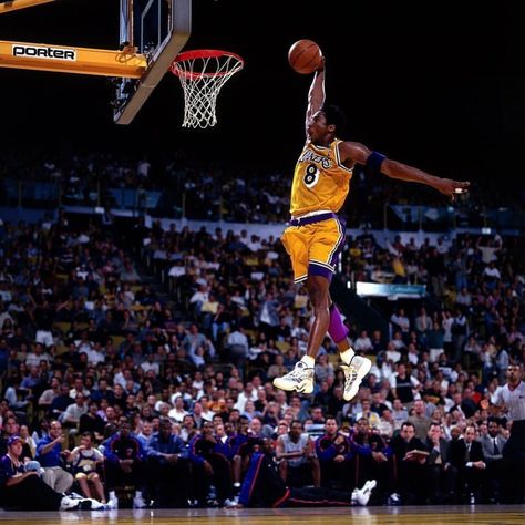 Throwback Sports Content on Instagram: “(1999) Walking on air. ♾” Kobe Wallpaper, Kobe Tattoo, Kobe Bryant Sneakers, Kobe Bryant Dunk, Players Ball, Kobe Bryant Lakers, Nba Artwork, Kobe Bryant Quotes, Nba Wallpaper