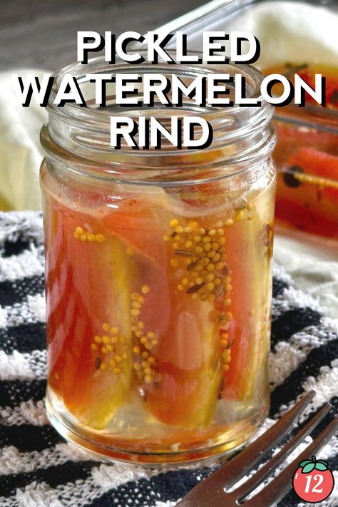 Pickled Watermelon Rind | 12 Tomatoes Pickled Watermelon Rind Recipe, Watermelon Rind Pickles, Watermelon Rind Recipes, Pickled Watermelon, Pickled Watermelon Rind, Watermelon Pickles, Pickle Recipes Homemade, Canning Vegetables, Pickled Beets