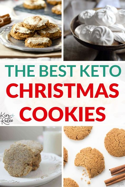 We've included our 11 favorite keto Christmas cookies including gingerbread, coconut, freeze-friendly recipes! All of them are easy to make and low carb! #keto #ketodesserts #Christmas #Cookies Low Carb Christmas Cookies, Desserts Nutella, Low Carb Cookies Recipes, Low Carb Christmas, Cena Keto, Keto Christmas Cookies, Smores Dessert, Low Carb Holiday, Keto Cookie Recipes