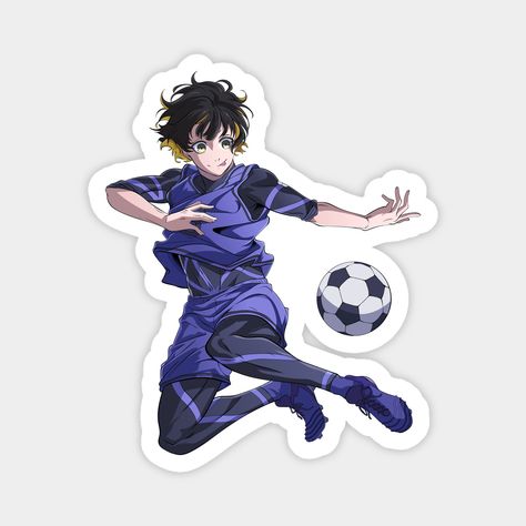 Blue Lock Stickers, Aesthetic Assignment Ideas, Blue Lock Anime, Stickers Anime, Skz Memes, Anime Printables, Blue Anime, Anime Crafts, Graphic Design Lessons