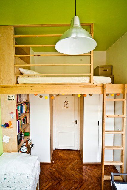 16 Super Functional Loft Bed Designs For Adults That Everyone Must See Diy Loft Bed For Adults, Loft Bed Ideas For Small Rooms, Adult Loft Bed, Modern Loft Bed, A Loft Bed, Diy Loft, Tiny Loft, Beds For Small Rooms, Loft Bed Plans